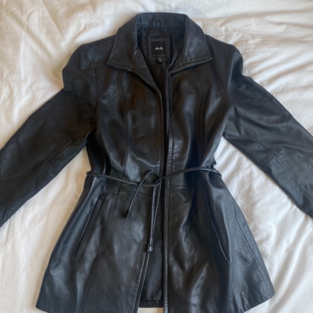 JLC New York Black Leather Jacket